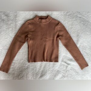 NUDE CROPPED SWEATER